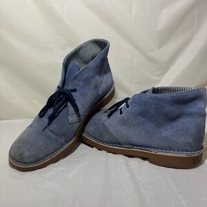 Clarks chukka Blue Suede Desert Boots 10.5